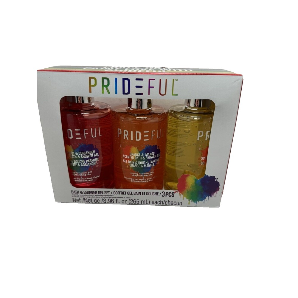 prideful bath &‎ shower set 3 pack 8.96 oz each